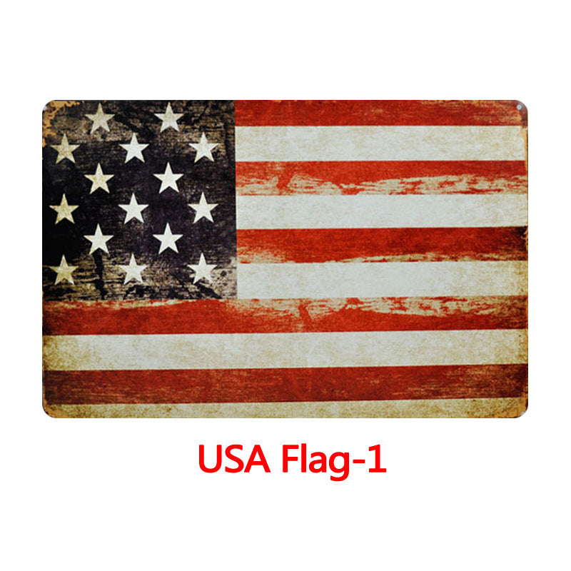American Metal Tin Sign