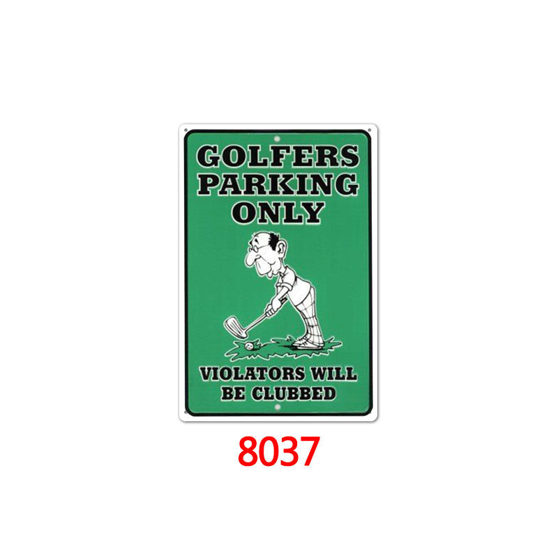 Golf Metal Tin Sign