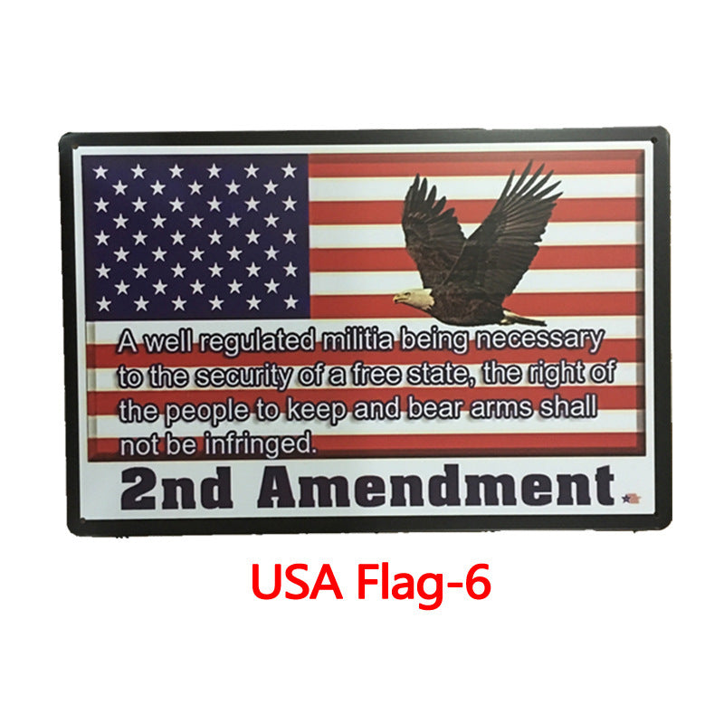 American Metal Tin Sign