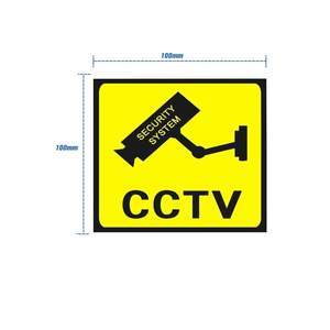 Monitor Warning Sticker