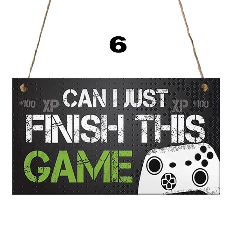 Video game Hanging Sign