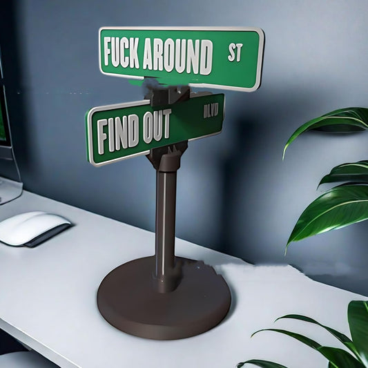 FAFO Desk Sign