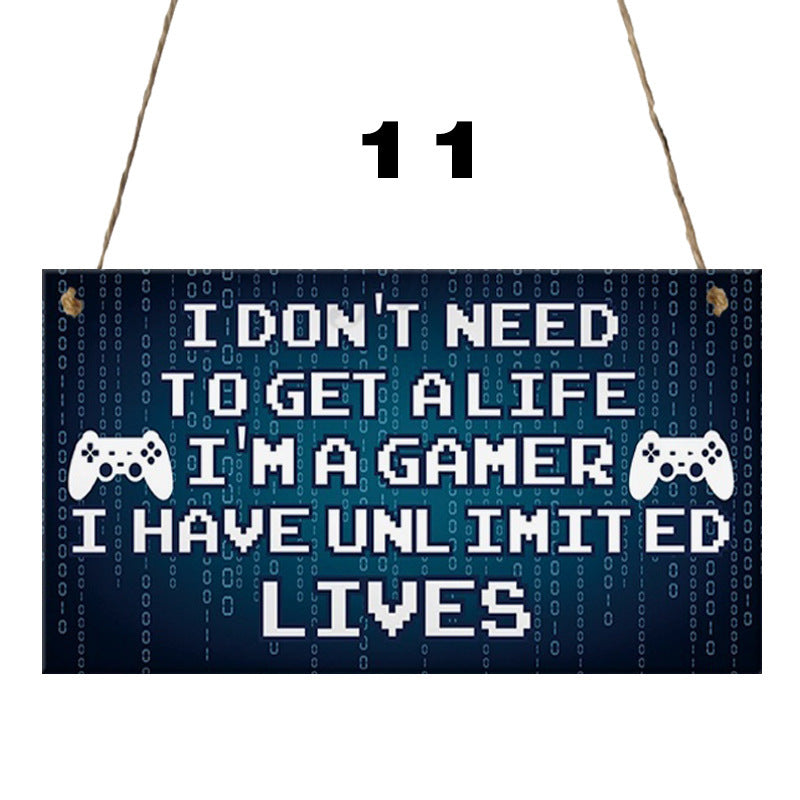 Video game Hanging Sign