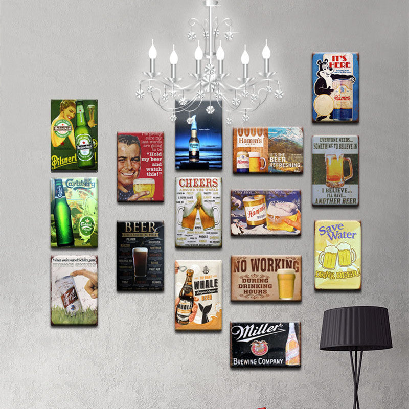 Bump Bar Living Room Decorative Tin Sign