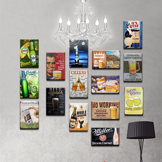 Bump Bar Living Room Decorative Tin Sign