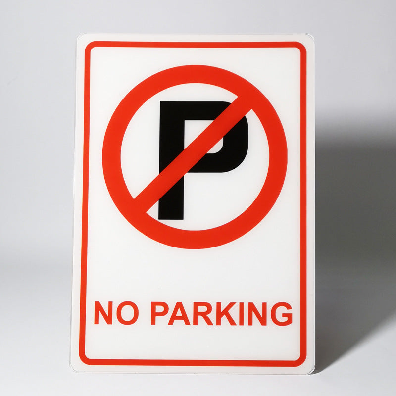No Parking Warning Sign